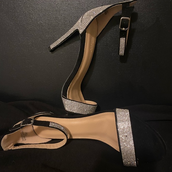 Size 9 Rhinestone Heels - Picture 2 of 4